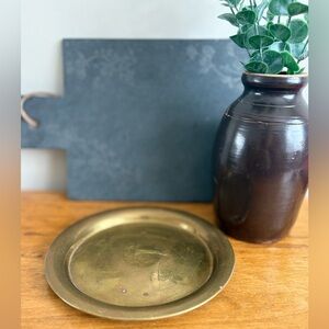 2/$20 VINTAGE Brass Serving / Trinket Plate